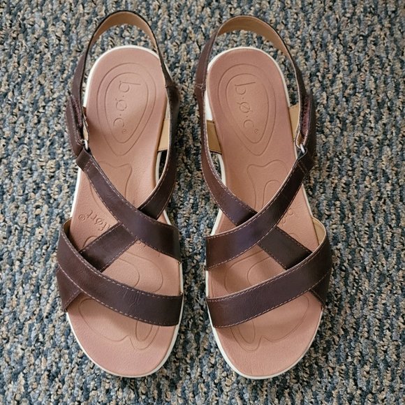 NWOT b.o.c. sandals Size 11 Coffee Color - Picture 1 of 12